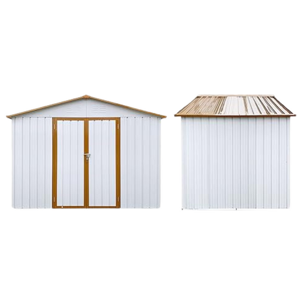 Ritsu 6ft x 8ft Outdoor Garden Sheds With Doors And Shelves