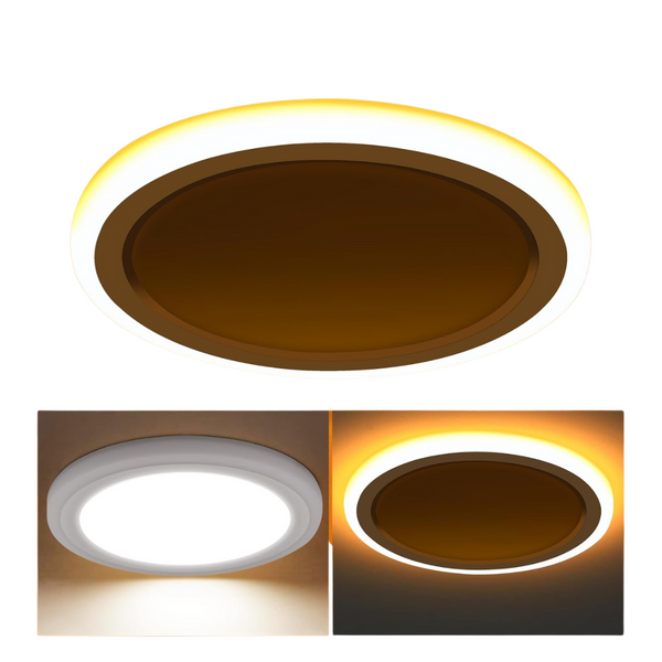 13" LED Flush Mount Ceiling Light Fixture With Night Light