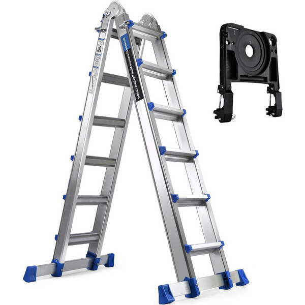 HBTower A Frame 6 Step 22ft Extension Ladder