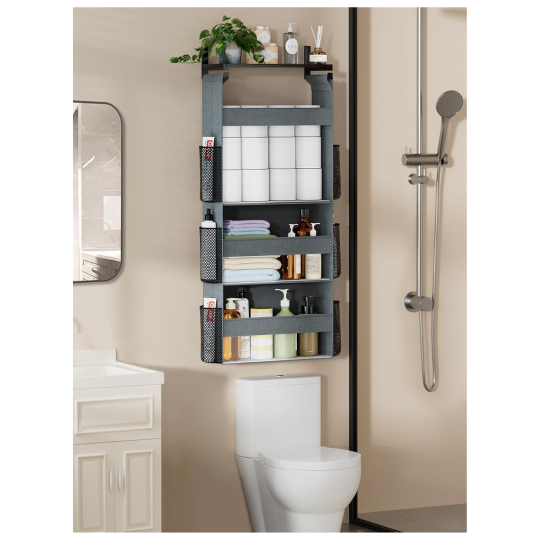 4-Tier Bathroom Organizers And Over The Toilet Storage Cabinet