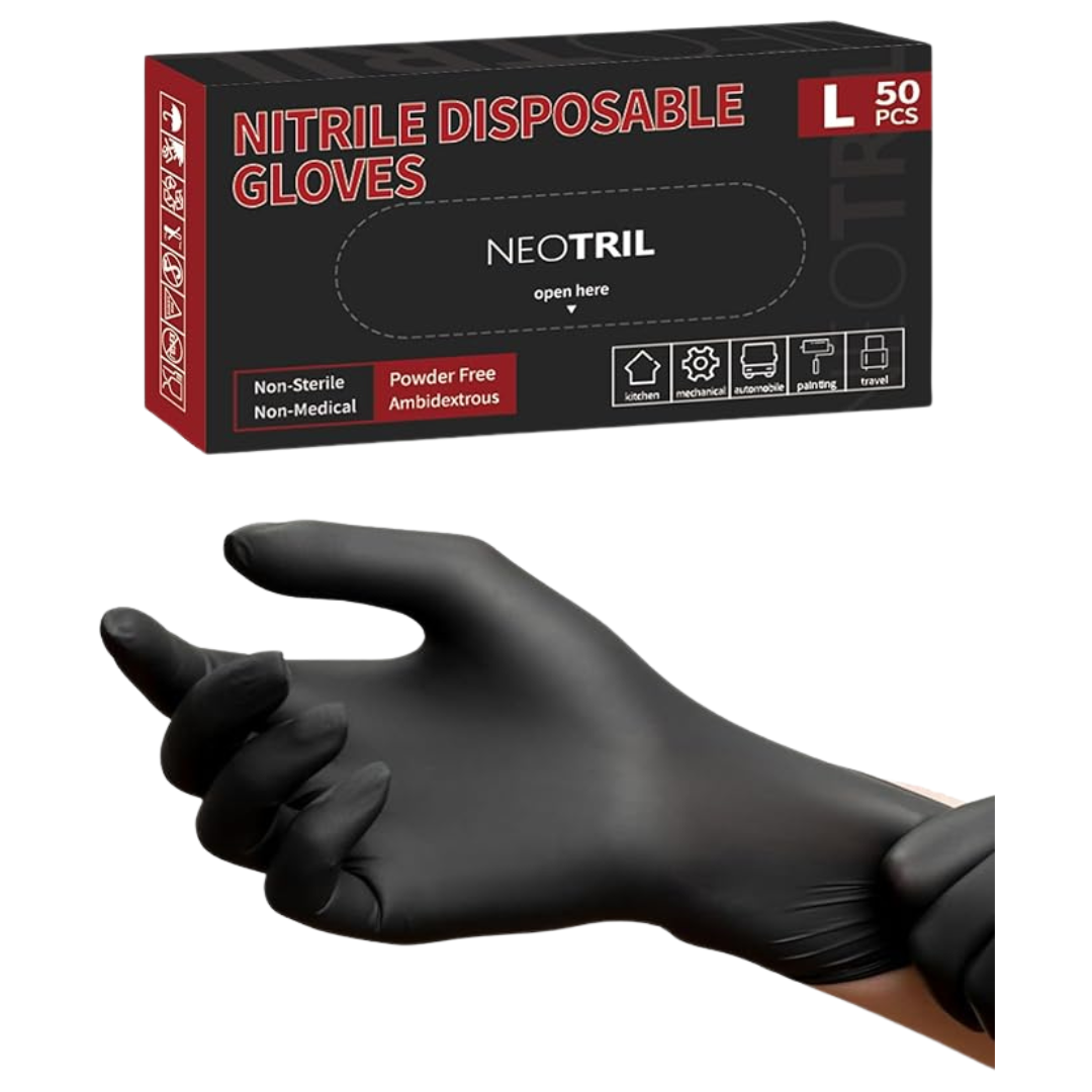 50-Count Neotril 4-Mil Nitrile Disposable Gloves