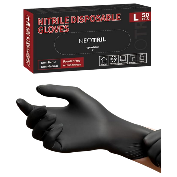 50-Count Neotril 4-Mil Nitrile Disposable Gloves