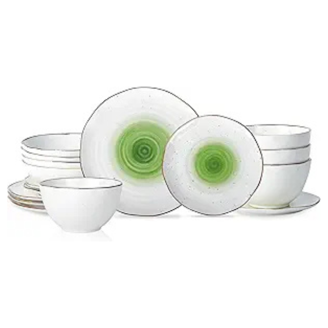 Christian Siriano Luma 16-Piece Dinnerware Set Porcelain