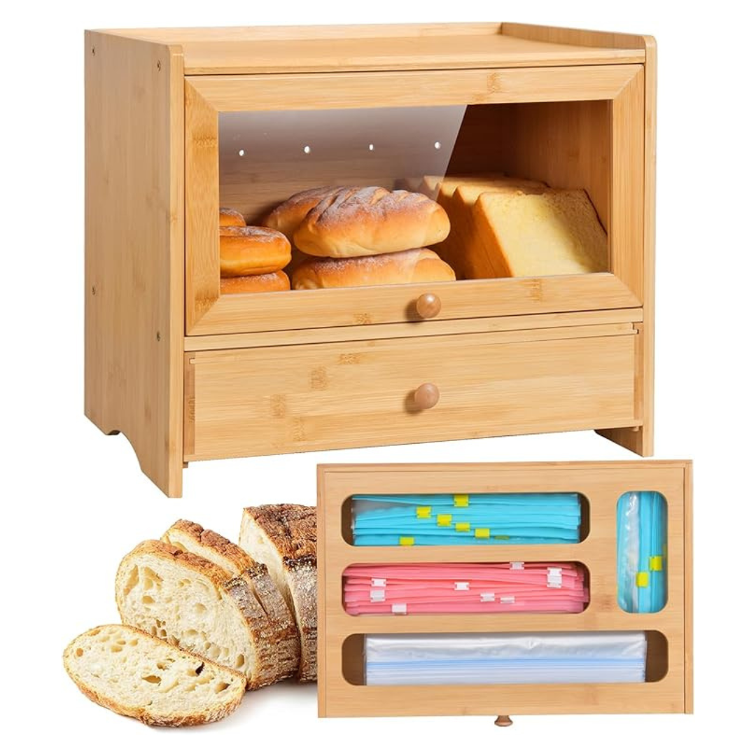 Kitchen Countertop Food Bread Storage Box