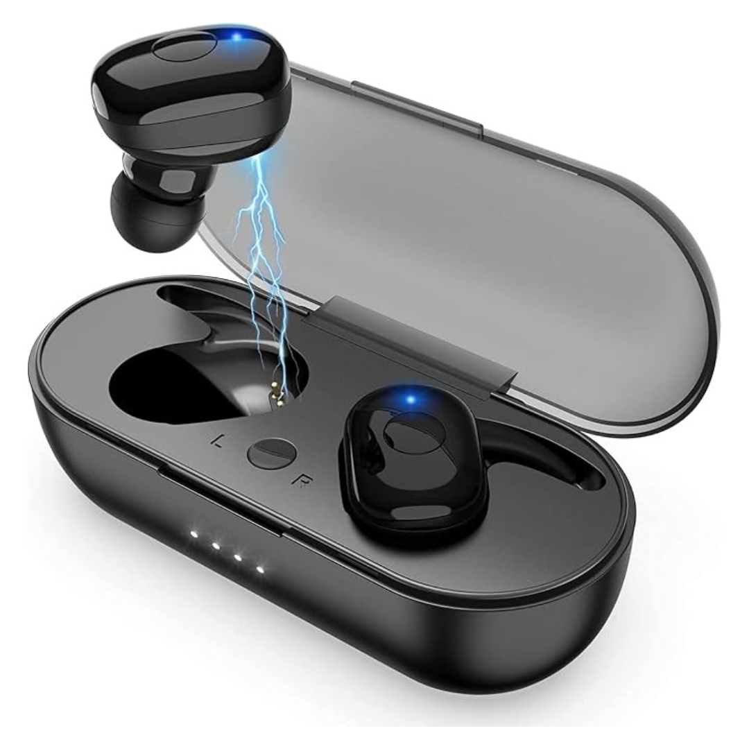 Stereo Calls Extra Bass 36H Bluetooth Earbuds With Charging Case