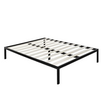 Zinus Korey Metal Platform Bed Frame With Upholstered Headboard