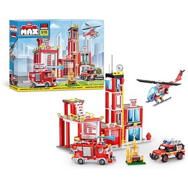 916-Piece Adventure Fire Rescue Playset