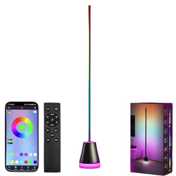 Keepsmile Smart 172 LEDs RGB LED Corner Floor Lamp