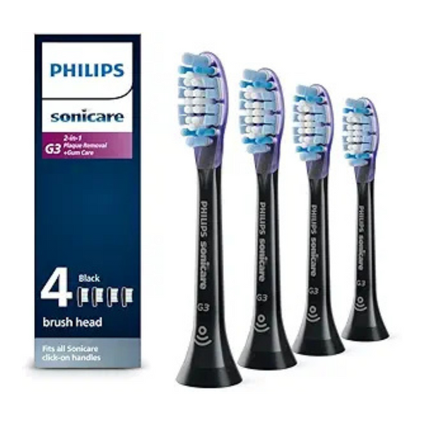 4-Pack Philips Sonicare Genuine G3 Premium Gum Care Replacement Toothbrush Heads