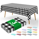 3 Pack Disposable Plastic Table Cloth