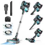 INSE 6-in-1 2200mAh Battery Rechargeable Cordless Stick Vacuum Cleaner