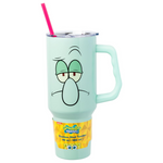 Silver Buffalo Spongebob Squidward Tentacles Tumbler
