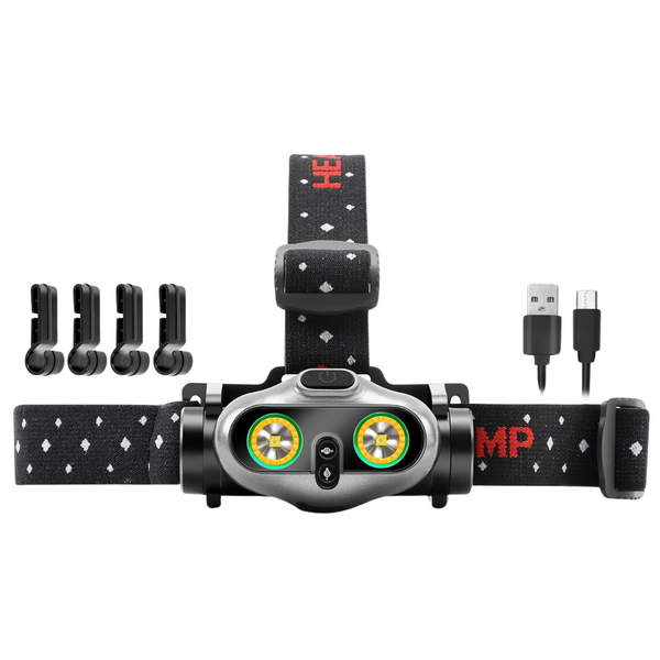 Rechargeable Wide Angle Illumination LED Headlamp