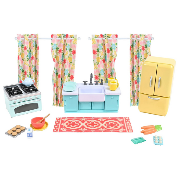 Sunny Days Entertainment Honey Bee Acres Sweet Home Kitchen Accessories Playset, 27 Piece Set