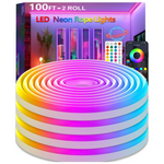 100ft Music Sync Neon Flexible LED Rope Lights