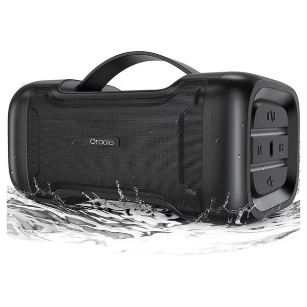 Oraolo Deep Bass Stereo Sound IPX6 TF/SD Card Bluetooth Speaker