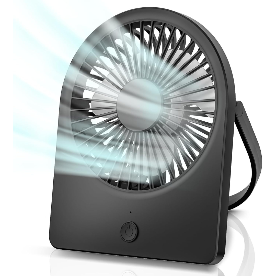 Buywoo 3.5" 3-Speed Foldable USB-Powered Desk Fan
