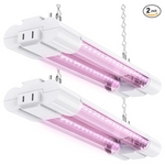 2-Pack Sunco 1ft Full Spectrum 10W Grow LED Light