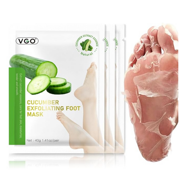 3-Pack VGO Natural Exfoliating Foot Peeling Mask