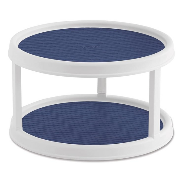 Copco Non-Skid 2 Tier 12-Inch Pantry Cabinet Lazy Susan Turntable