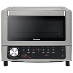 Panasonic FlashXpress Toaster Oven With Double Infrared Heating, 6 Auto Cook Options And Dial Temperature Control