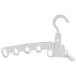 Portable Wall-Mounted Folding Clothes Drying Rack W/ 5 Holes