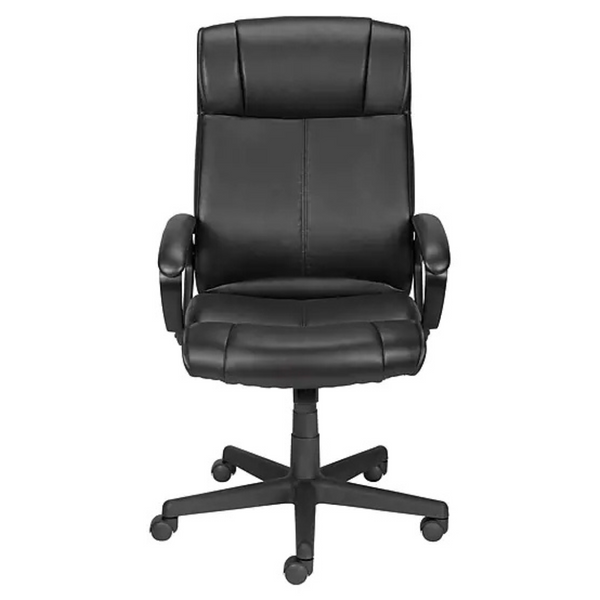 Staples Turcotte Ergonomic Luxura Swivel Computer & Desk Chair (Black)