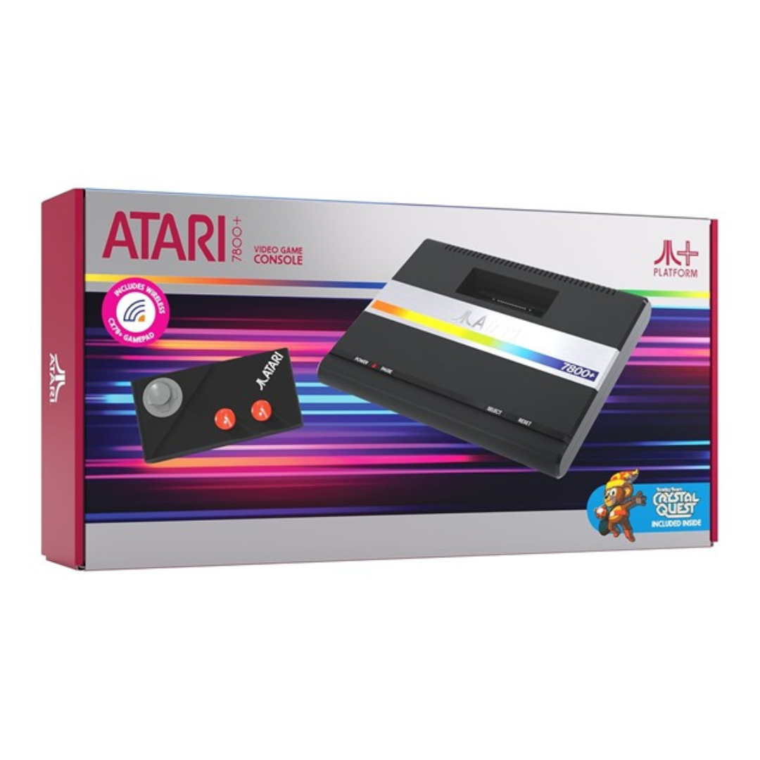 Official Atari 7800+ Console & Wireless Controller
