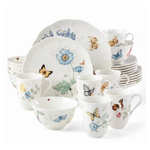24-Piece Lenox Butterfly Meadow Dinnerware Set