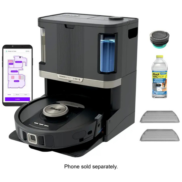 Shark PowerDetect 2-In-1 Robot Vacuum And Mop With NeverTouch Pro Base