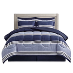 Sunham Aiden Striped 8-Piece Comforter Sets