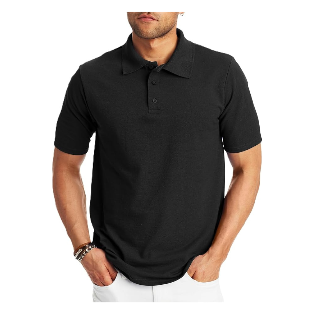 Hanes Men's X-Temp Short Sleeve Midweight Polo Shirt