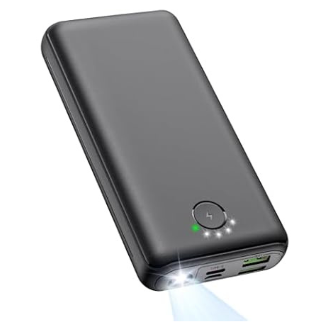 JIGA 30000mAh USB C 22.5W Portable Power Bank