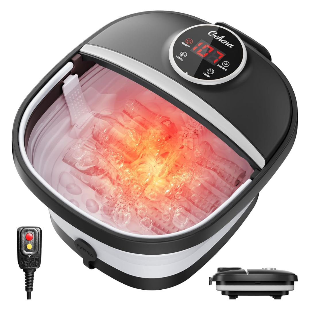 Gehona Collapsible Foot Spa Bath With Heat