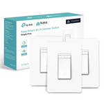 3-Pack TP-Link Kasa Smart KS225 Wi-Fi Light Switch & Dimmer