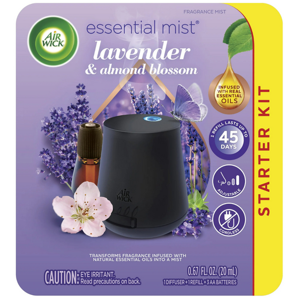 Air Wick Essential Mist Starter Kit: Diffuser + 1 Refill + $4 Walmart Cash