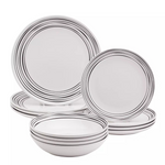 Food Network Brielle 12-Piece Dinnerware Set + $10 Kohls Cash