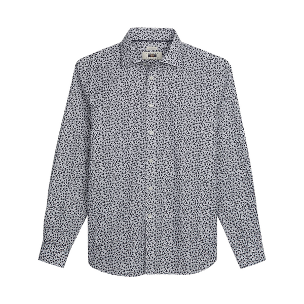 Joseph Abboud Modern Fit Floral Shirt (Various Sizes In Black/White)