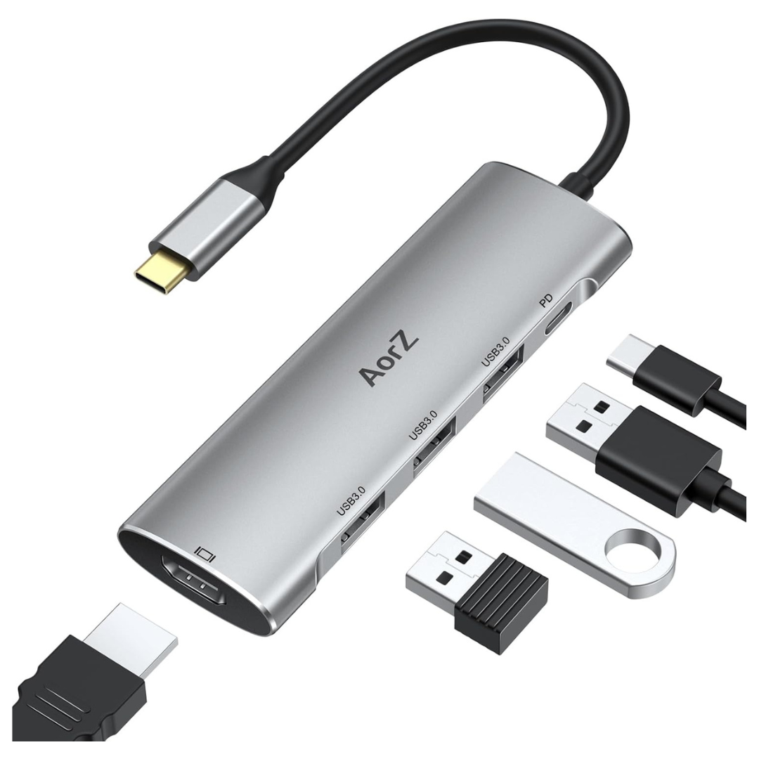 AorZ 5 In 1 USBC To Hdmi Adapter