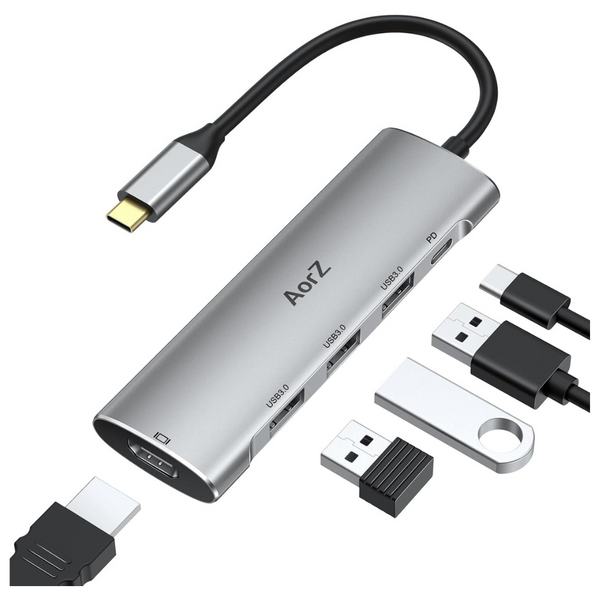AorZ 5 In 1 USBC To Hdmi Adapter