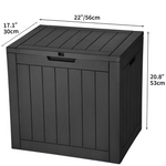 Dextrus 30-Gallon Outdoor Storage Chest