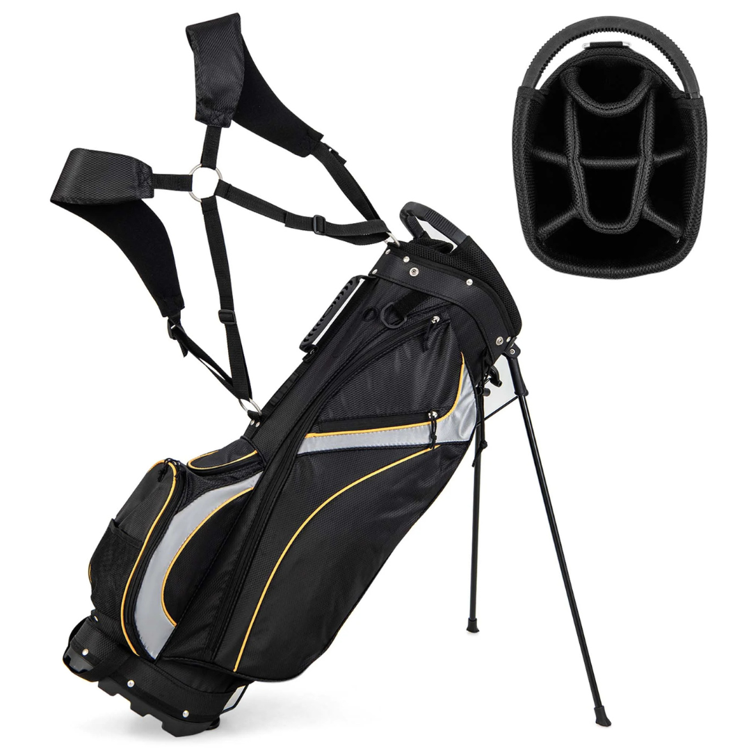 Costway Golf Stand Bag Portable Lightweight Golf Carry Club Bag