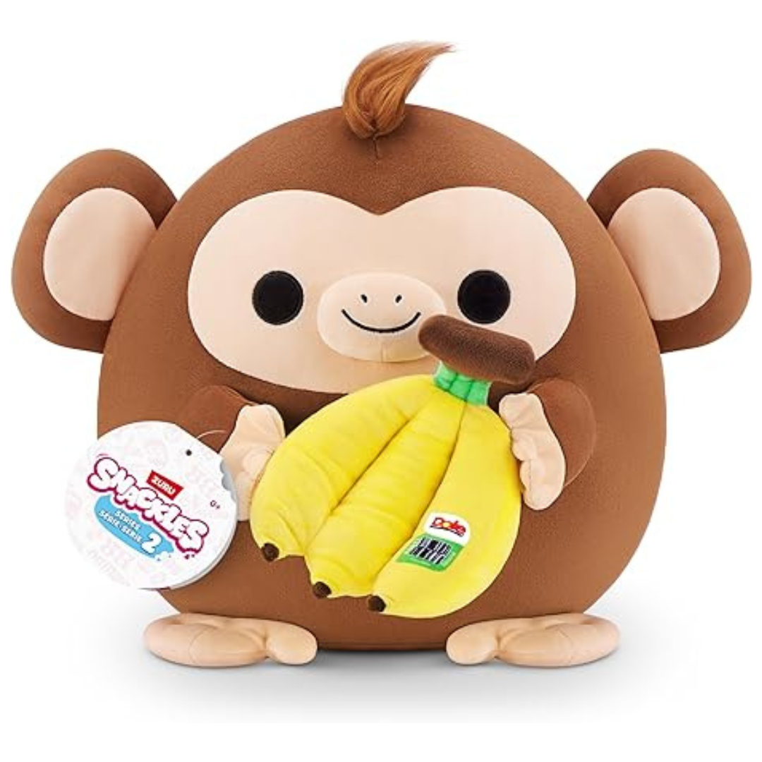 Snackles Series 2 Monkey & Dole 14" Plush