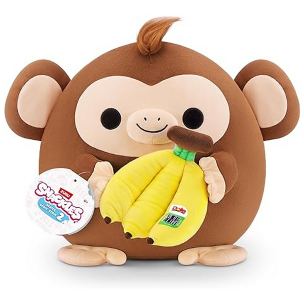 Snackles Series 2 Monkey & Dole 14" Plush