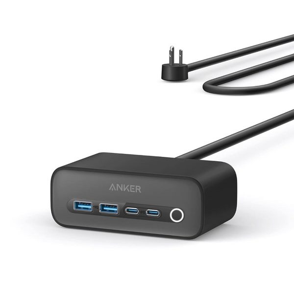 Anker 525 USB C Power Strip Charging Station With 5ft Extension Cord
