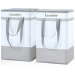 2-Pack FairyHaus 78L Laundry Basket with Easy Carry Handles