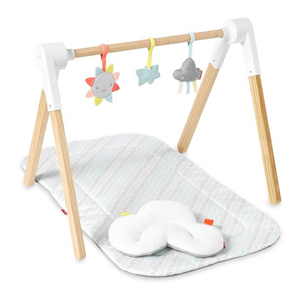 Skip Hop Wooden Silver Lining Cloud Activity Baby Gym