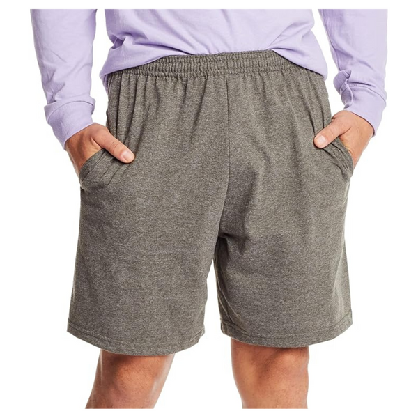 Hanes Men's Jersey Pocket Shorts (Various Size)