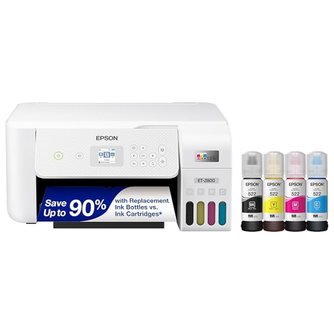 Epson EcoTank ET-2800 Wireless Color Inkjet 4-in-1 Printer