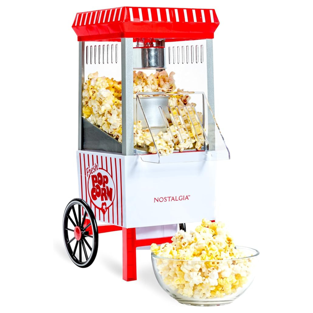 Nostalgia Old Fashioned Hot Air Tabletop Popcorn Machine (12-Cups)